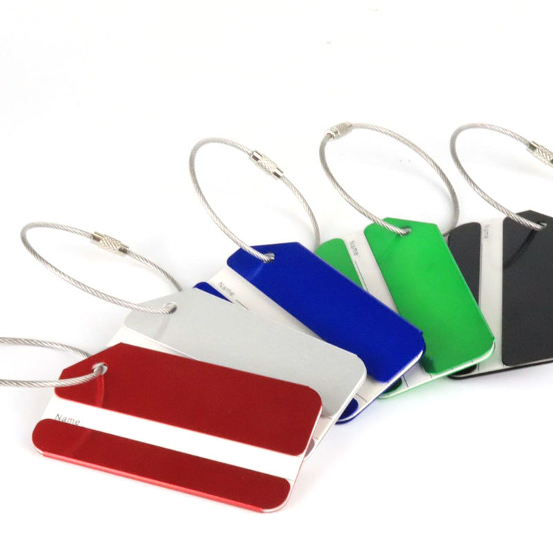 Aluminum Alloy Metal Airplane Luggage Tags, Luggage Tags, Id Tags, Multi-Color Wholesale in Stock - image 5