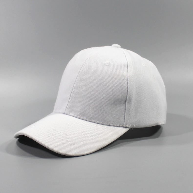 Solid Color Baseball Cap Outdoor Advertising Cap Cap Cap Light Board Cap Curved Brim Hip Hop Hat Men's and Women's Sun Hat Travel - image 4