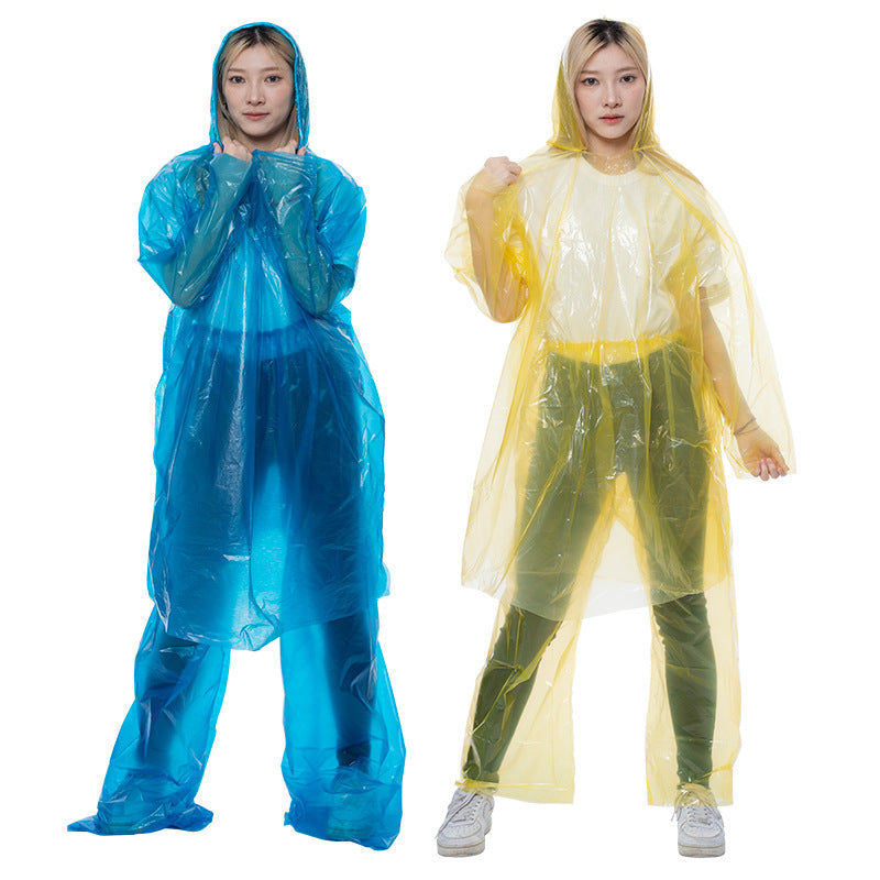 Outdoor Travel Split Raincoat Rain Pants Set Split Drifting Waterproof Thickened Disposable Raincoat Wholesale - image 5