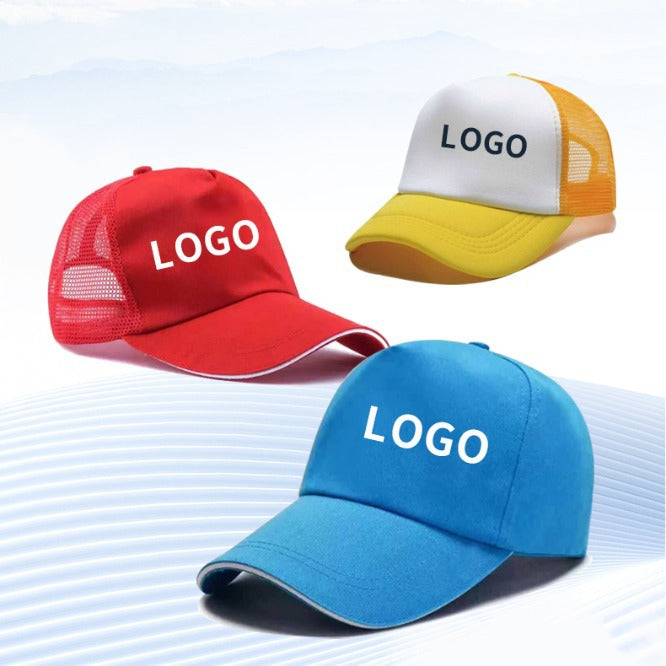 Advertising cap custom logo travel cap printing sunshade net cap volunteers little red riding hood student baseball cap - image 2