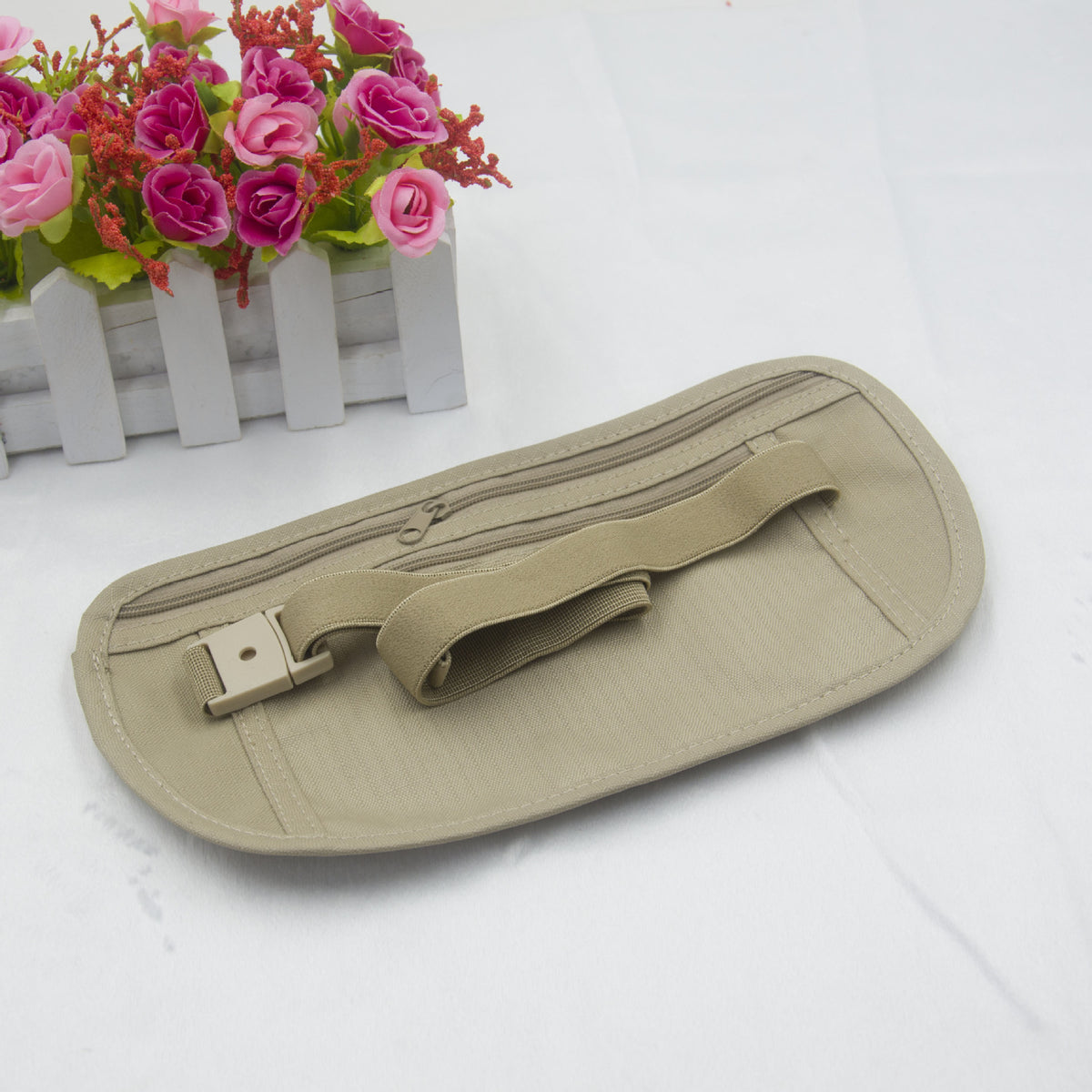 Outdoor Close-Fitting Sports Waist Bag, Anti-Theft Running Bag for Carrying Mobile Phones, Multifunctional Passport Bag, Can Add Logo - image 1