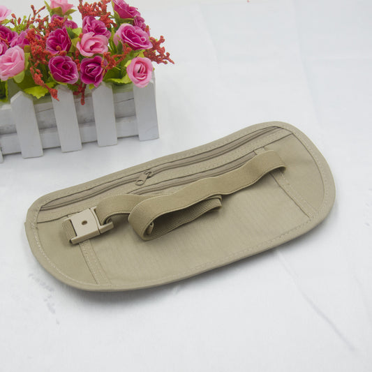 Outdoor Close-Fitting Sports Waist Bag, Anti-Theft Running Bag for Carrying Mobile Phones, Multifunctional Passport Bag, Can Add Logo - image 1
