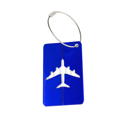 Cross-Border Metal Luggage Tags, Airplane-Shaped Business Gifts, Checked Baggage Tags, Metal Suitcase Tags - image 5