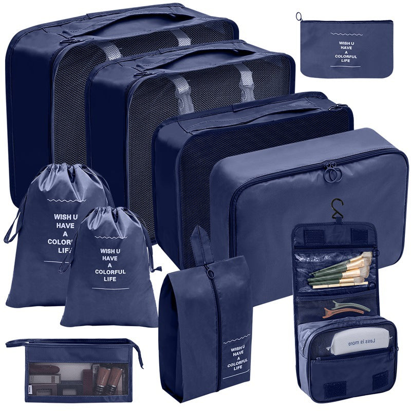 Travel Storage Bag Seven-Piece Set, High-Quality Cross-Border Popular Item, Business Trip Luggage Clothing Organization and Classification Storage Set - image 3