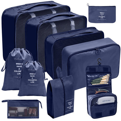 Travel Storage Bag Seven-Piece Set, High-Quality Cross-Border Popular Item, Business Trip Luggage Clothing Organization and Classification Storage Set - image 3