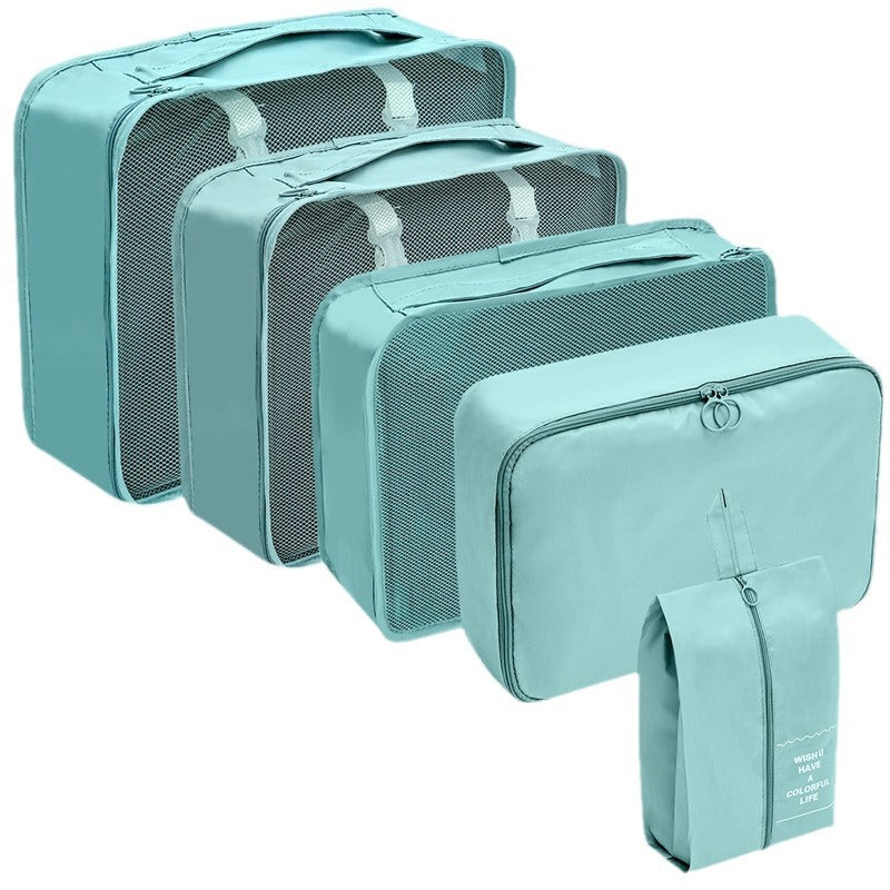 Travel Storage Bag Seven-Piece Set, High-Quality Cross-Border Popular Item, Business Trip Luggage Clothing Organization and Classification Storage Set - image 5