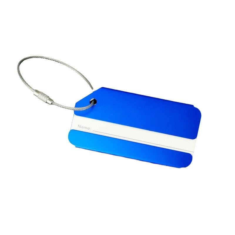 Aluminum alloy luggage tag metal luggage tag tag luggage check-in card aircraft boarding card - image 5