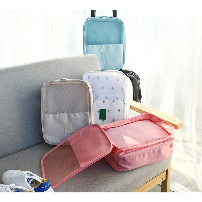 Business Trip Shoe Storage Bag, Portable Suitcase, Shoe Cover Storage Artifact, Dust-Proof Travel Shoe Bag, Double-Layer Three-Position Shoe Bag - image 2