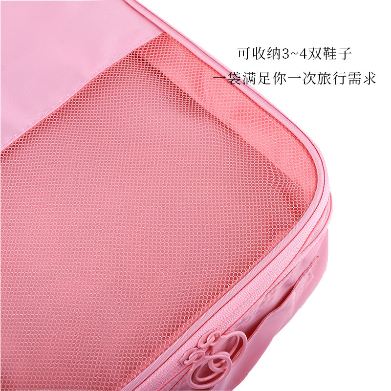 Business Trip Shoe Storage Bag, Portable Suitcase, Shoe Cover Storage Artifact, Dust-Proof Travel Shoe Bag, Double-Layer Three-Position Shoe Bag - image 4