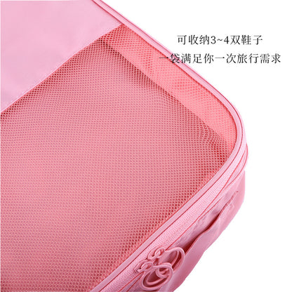 Business Trip Shoe Storage Bag, Portable Suitcase, Shoe Cover Storage Artifact, Dust-Proof Travel Shoe Bag, Double-Layer Three-Position Shoe Bag - image 4
