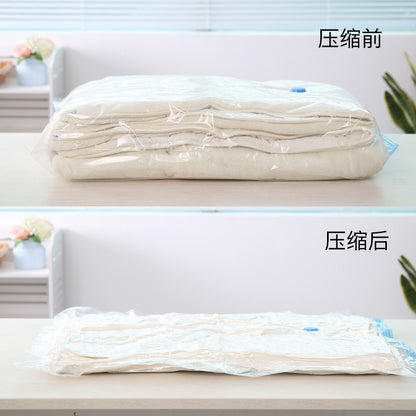 Factory transparent suction vacuum compression bag travel clothing storage vacuum bag quilt moving packing storage bag - image 4