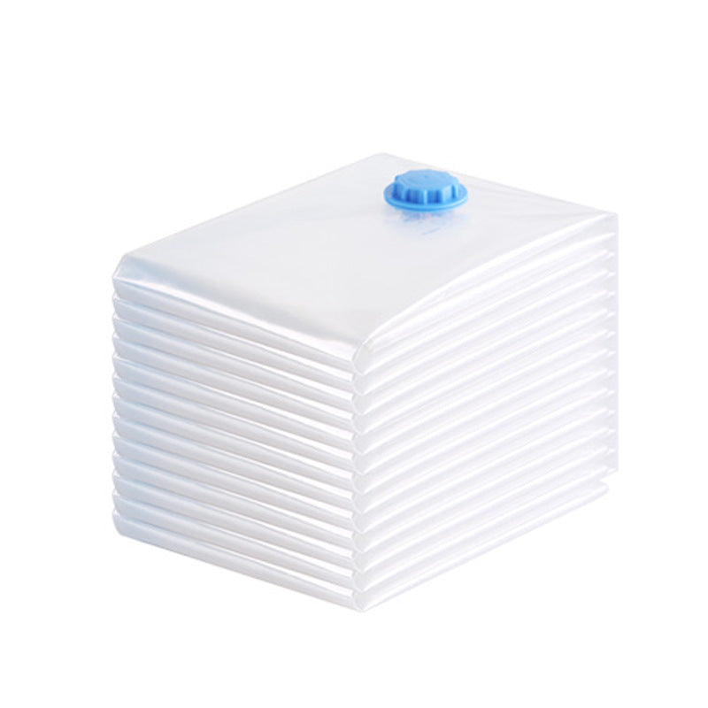 Factory transparent suction vacuum compression bag travel clothing storage vacuum bag quilt moving packing storage bag - image 5