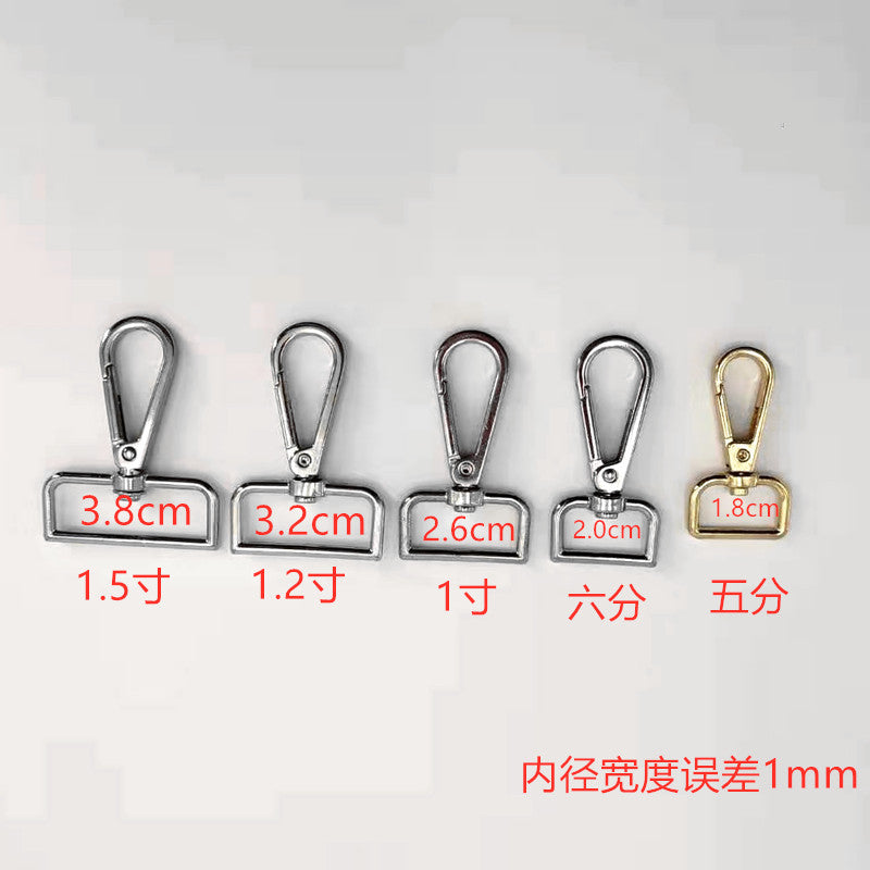 Luggage hardware hook wholesale luggage hardware bag accessories zinc alloy electroplating large plate hook hook - image 1