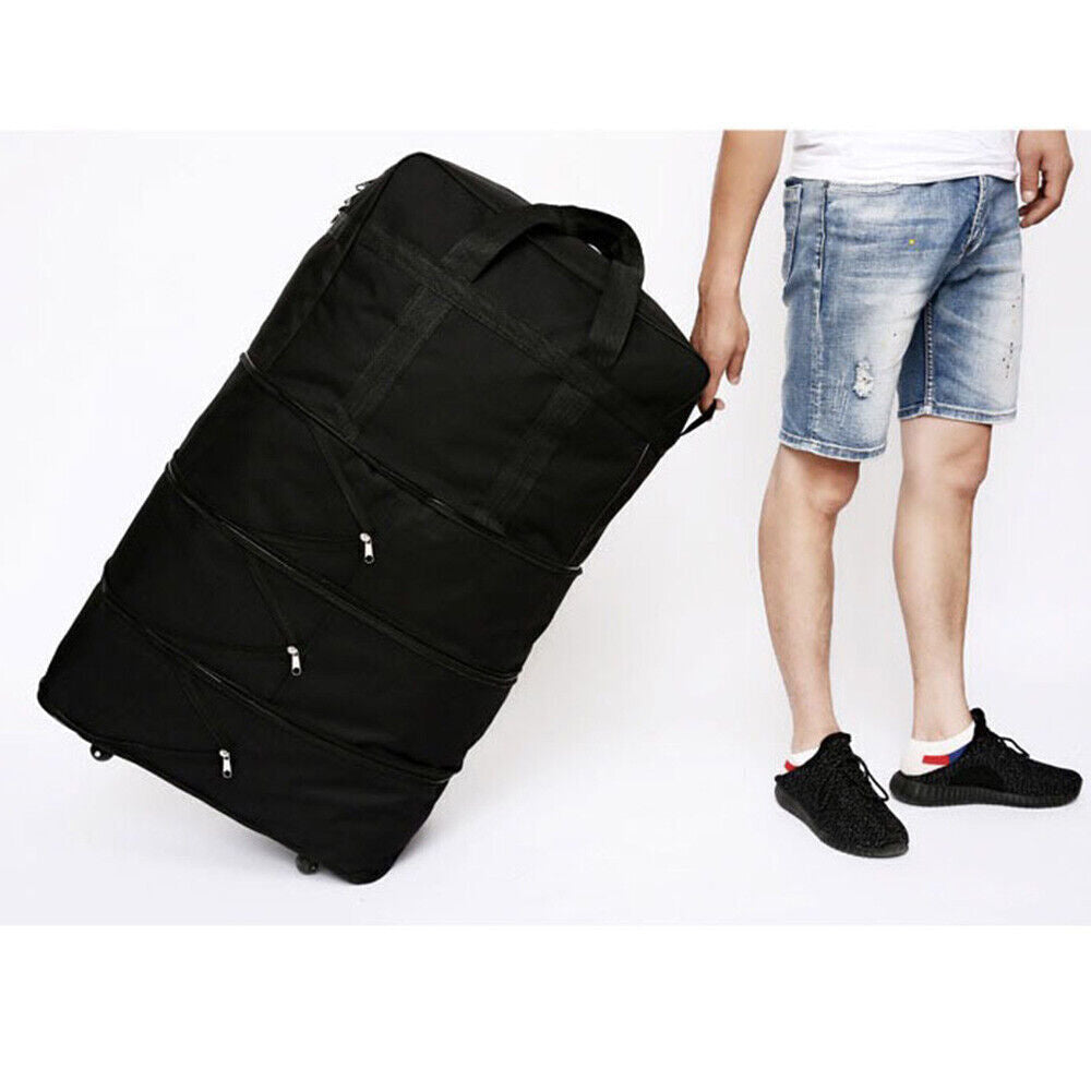 42 Extra Large Lightweight Luggage Trolley Suitcase Travel Bag H V6F9