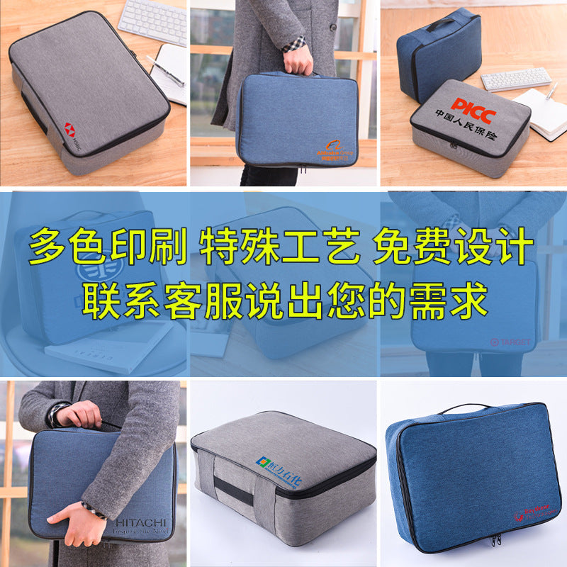 Multi-layer Certificate Storage Bag Household Large Capacity Document Passpassport Bag Multi-functional Travel Waterproof File Filing Bag Box - image 4