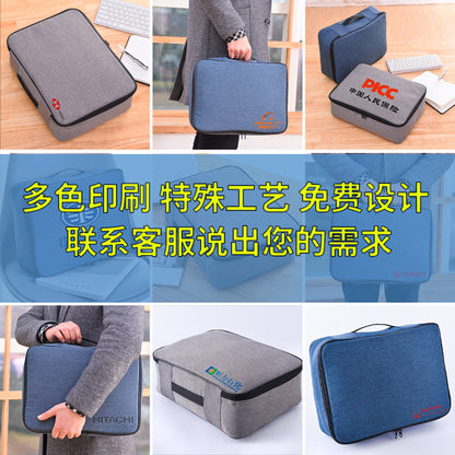 Multi-layer Certificate Storage Bag Household Large Capacity Document Passpassport Bag Multi-functional Travel Waterproof File Filing Bag Box - image 4
