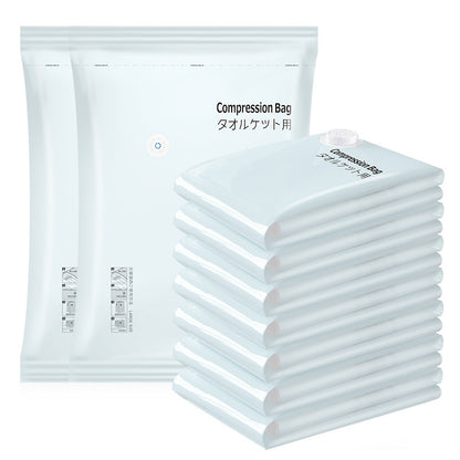 Spot minimalist non-pumping vacuum compression bag wholesale clothes quilt down jacket thickened packing finishing storage bag - image 5