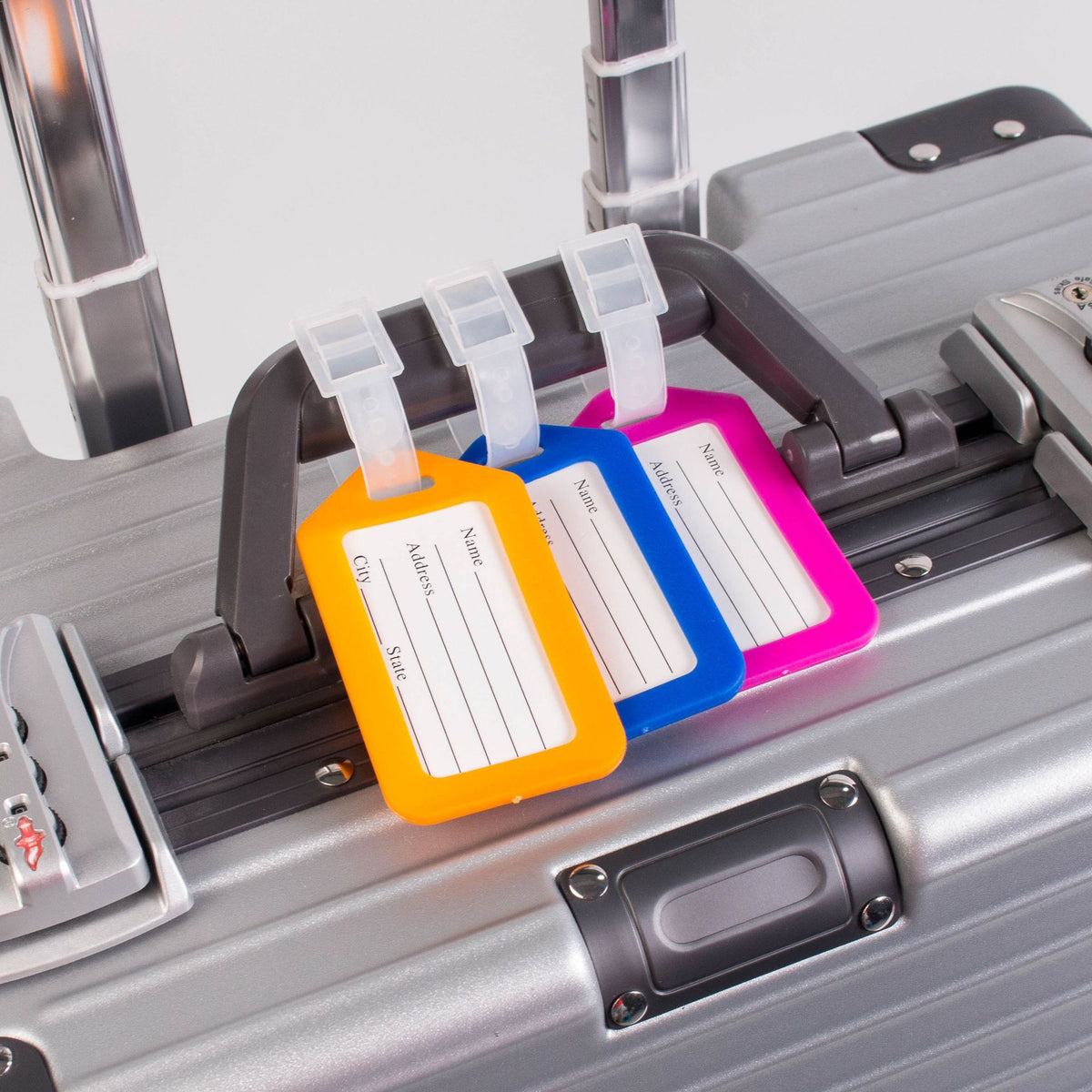 Cross-Border Spot Luggage Tag Travel Study Abroad Pp Suitcase Tag Printed Logo Suitcase Checked Boarding Name Tag - image 2