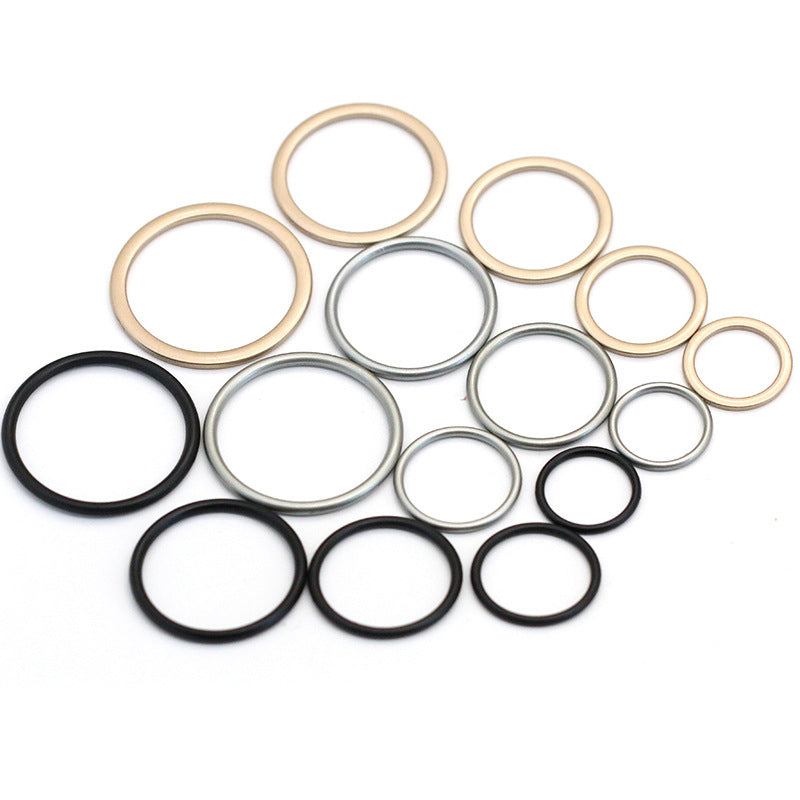 Factory metal ring flat ring button ring button clothing luggage accessories hardware accessories - image 1