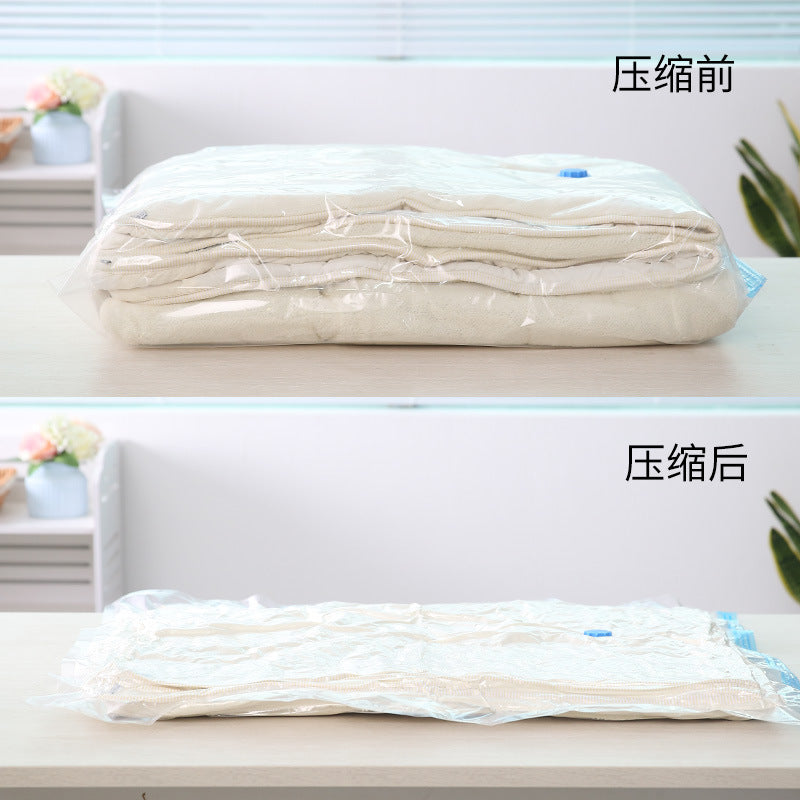 Vacuum storage single large vacuum suction compression bag quilt clothes packing finishing bag dustproof storage bag - image 4
