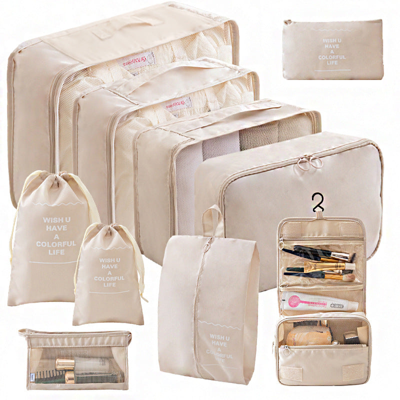 Wholesale travel Storage Set travel storage bag 8-piece set of eight-piece set travel clothing classification storage bag - image 1