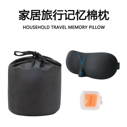 Cross-border U-shaped neck pillow can be fixed Logo simple memory foam U-shaped pillow wholesale travel neck pillow portable U-shaped pillow - image 2