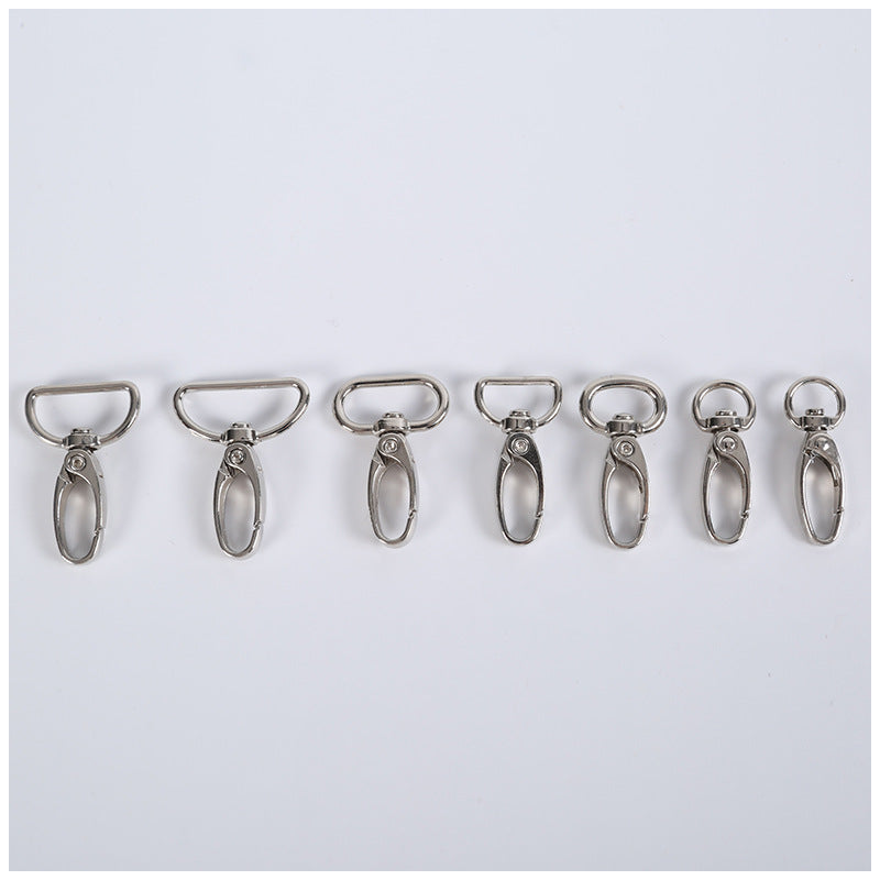 Ready-Stock Bag Accessories Small Lobster Clasp Wallet Metal Lobster Clasp Key Clothing Luggage Coin Rotating Hook Clasp - image 5