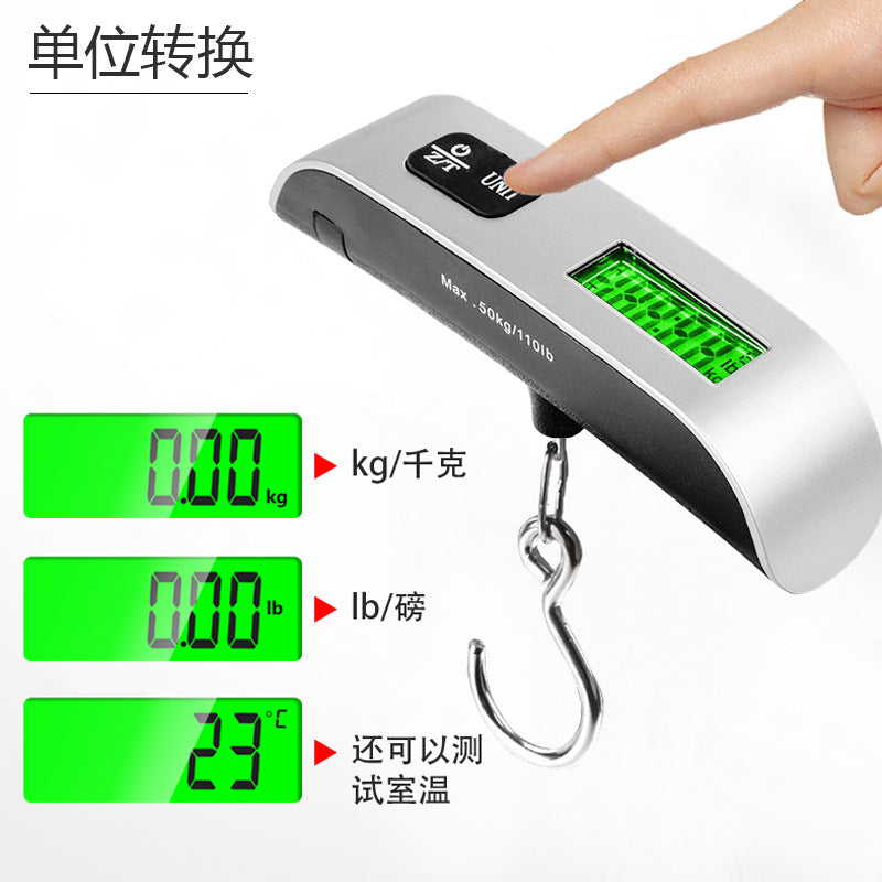 In-Stock T-Type 50kg Luggage Scale Portable Hook Scale Cross-Border Small Package Scale Hanging Rope Handheld Scale Wholesale - image 4
