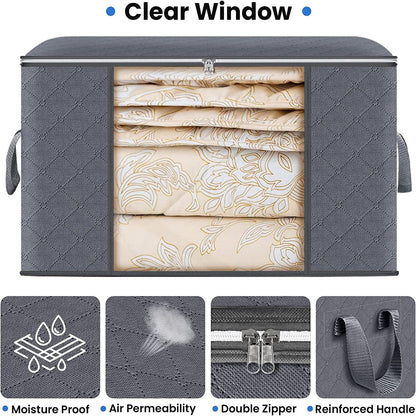 Carefully Selected Non-Woven Storage Bags, Sealed, Dust-Proof and Moisture-Proof, Thickened Packing Bags for Clothes and Quilts, Moving Essentials, Storage Boxes - image 3