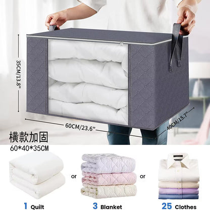 Carefully Selected Non-Woven Storage Bags, Sealed, Dust-Proof and Moisture-Proof, Thickened Packing Bags for Clothes and Quilts, Moving Essentials, Storage Boxes - image 4