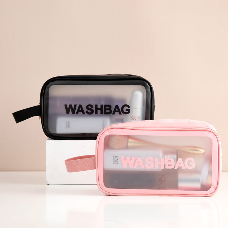Waterproof Toiletry Bag, Large-Capacity Travel Cosmetics Storage Bag, High-End Portable See-Through Pvc Toiletry Bag for Women - image 2