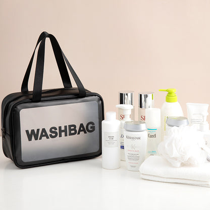 Waterproof Toiletry Bag, Large-Capacity Travel Cosmetics Storage Bag, High-End Portable See-Through Pvc Toiletry Bag for Women - image 3
