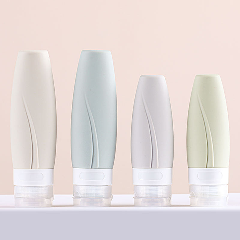 Creative silicone sub-bottle portable storage bottle cosmetics travel set bottle Lotion shampoo silicone bottle - image 1