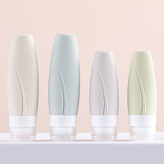 Creative silicone sub-bottle portable storage bottle cosmetics travel set bottle Lotion shampoo silicone bottle - image 1