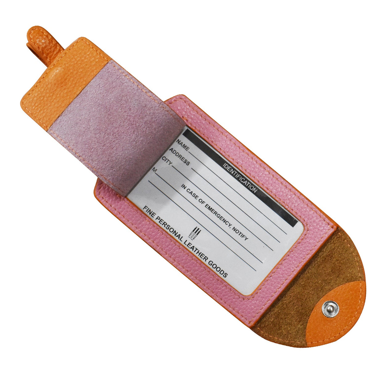 6225 LUGGAGE TAG WITH SNAP