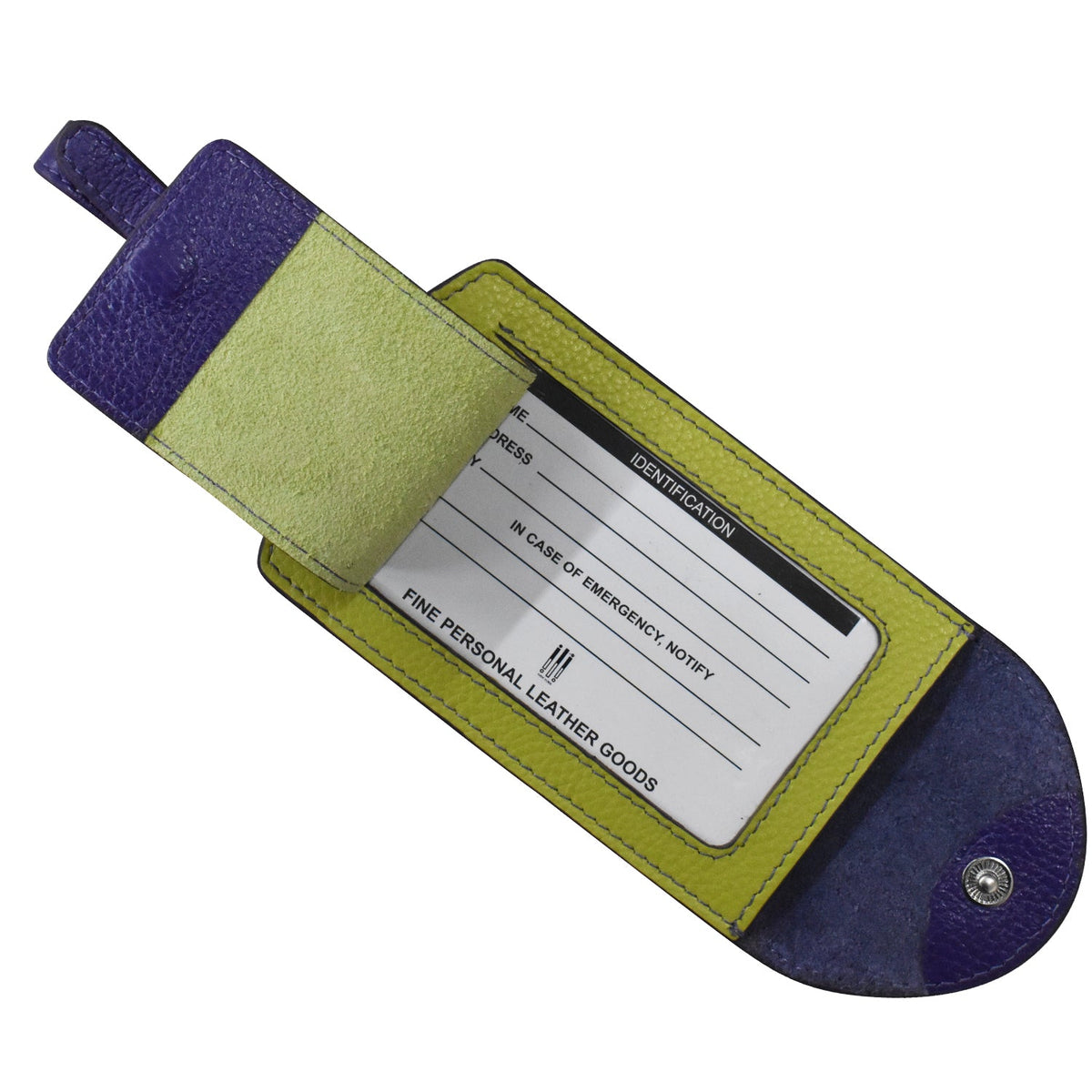 6225 LUGGAGE TAG WITH SNAP