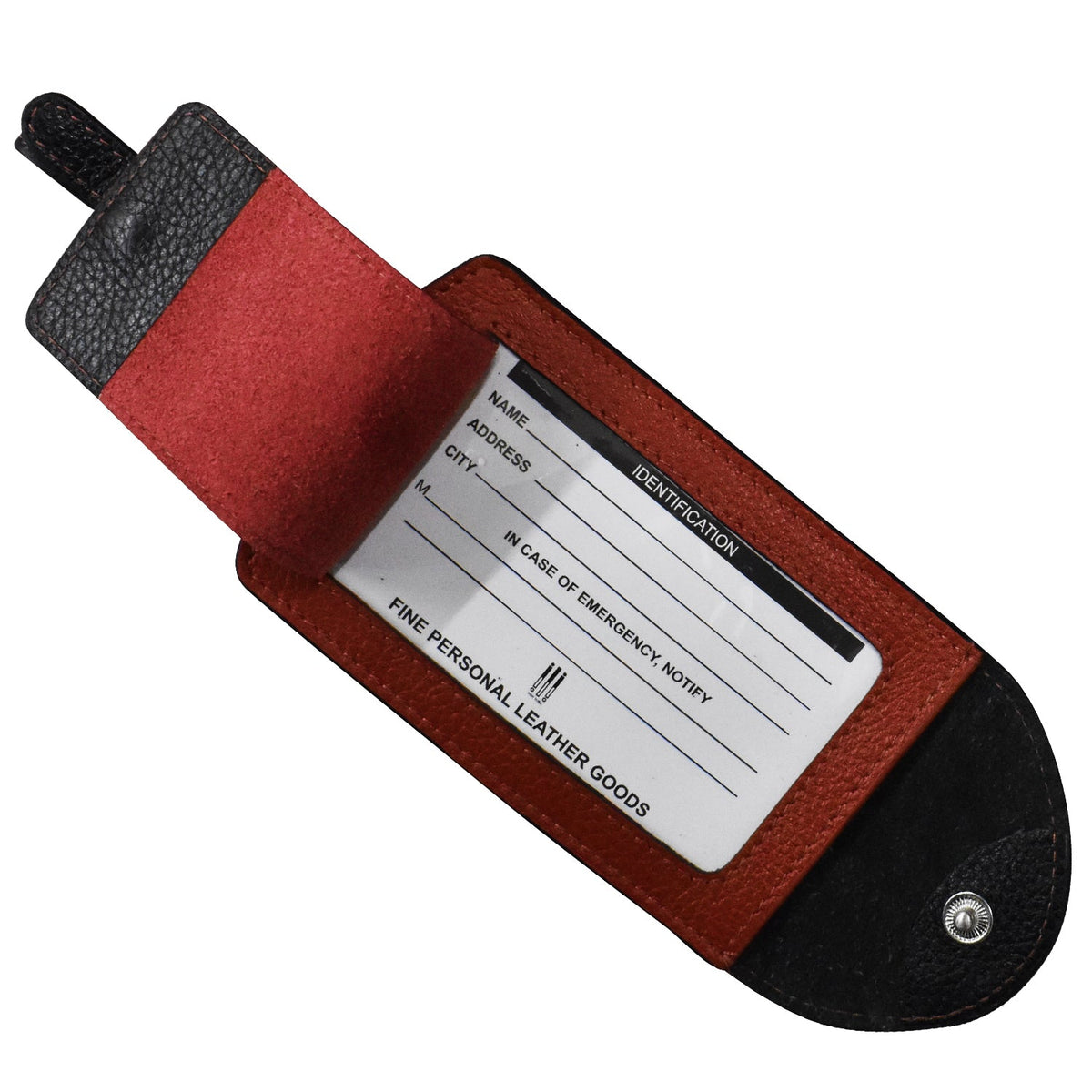 6225 LUGGAGE TAG WITH SNAP