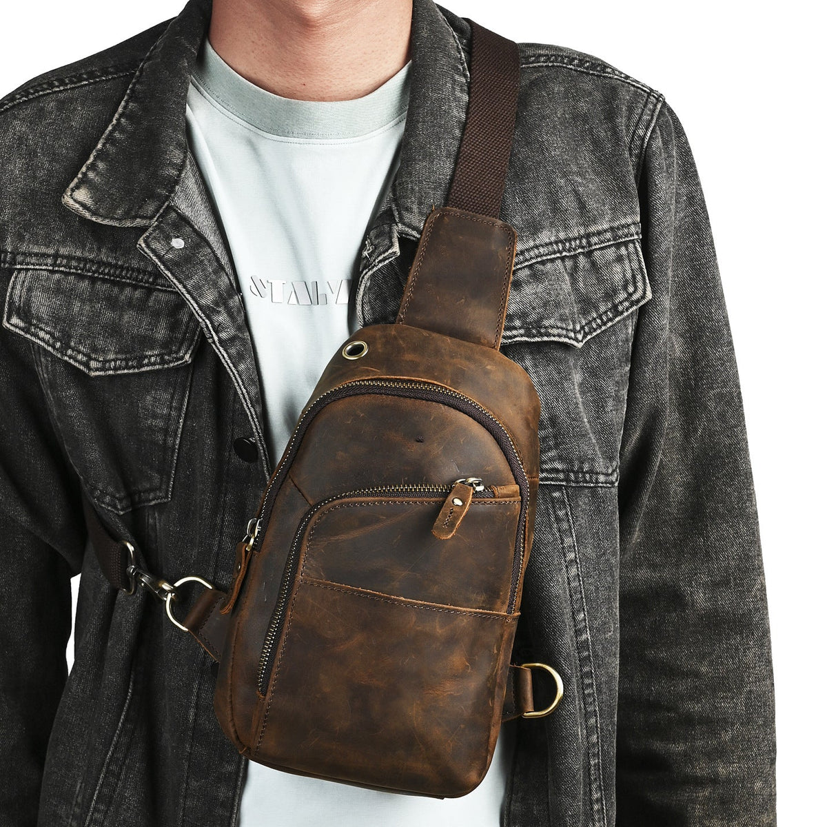 Retro Travel Crossbody Bag