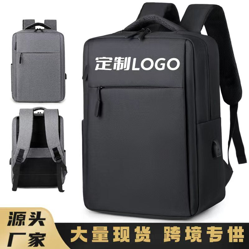 Business Backpack Men's Computer Bag Multifunctional Backpack Large Capacity Travel Bag Thickened Backpack Gift with Logo Printing - image 1