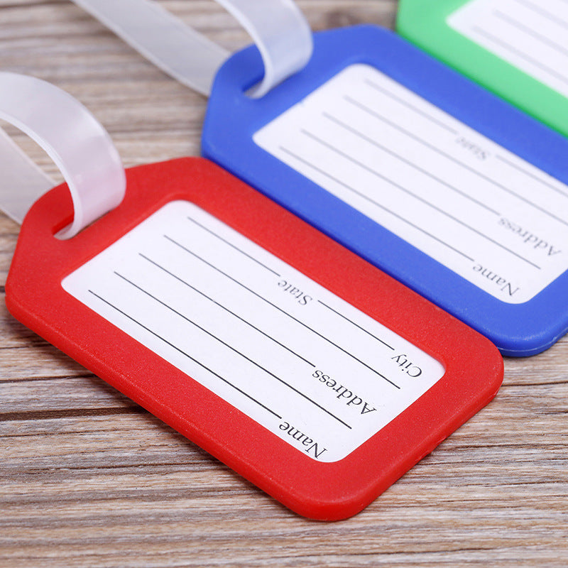 Luggage Tags, Plastic Checked Baggage Labels, Hang Tags, Card Holders, Boarding Tags, Outdoor Travel Hang Tags, Factory Direct Sales - image 3