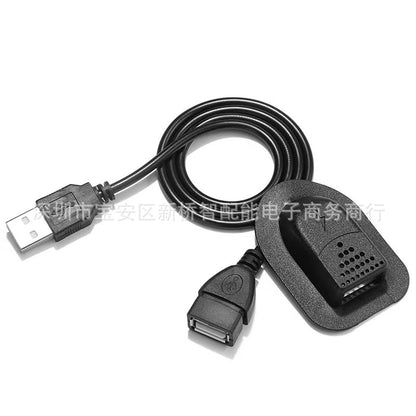 luggage accessories backpack buckle usb extension cord external data interface plastic case mobile phone extension charging cable - image 3