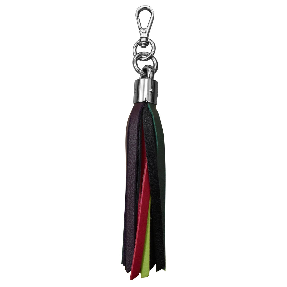 6 INCH LEATHER TASSEL KEYCHAIN