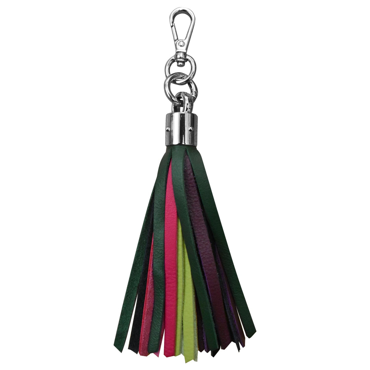 6 INCH LEATHER TASSEL KEYCHAIN