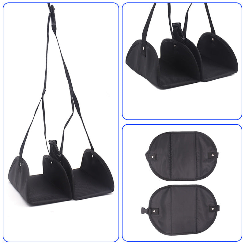 Foot Rest Mat High-speed Rail Foot Hammock Travel Accessories Foot Hanging Mat Aircraft Foot Pad Portable Foot Hanging Mat Mattress Strap - image 2