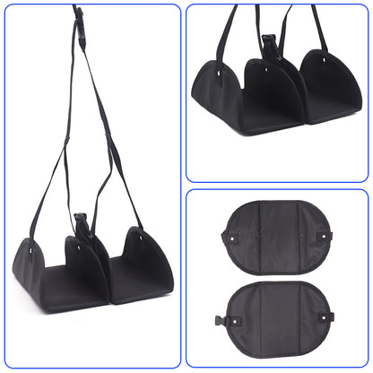Foot Rest Mat High-speed Rail Foot Hammock Travel Accessories Foot Hanging Mat Aircraft Foot Pad Portable Foot Hanging Mat Mattress Strap - image 2