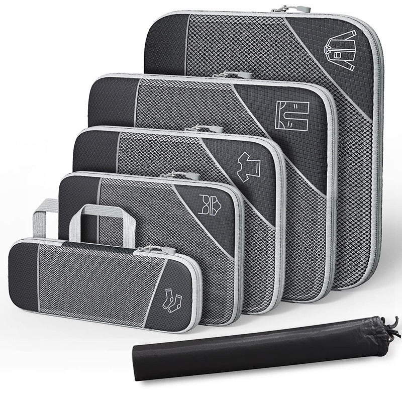 Amazon New Travel Storage Bag Set Luggage Organiser Portable Belt Net Compressible Portable Storage Bag - image 1