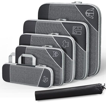 Amazon New Travel Storage Bag Set Luggage Organiser Portable Belt Net Compressible Portable Storage Bag - image 1