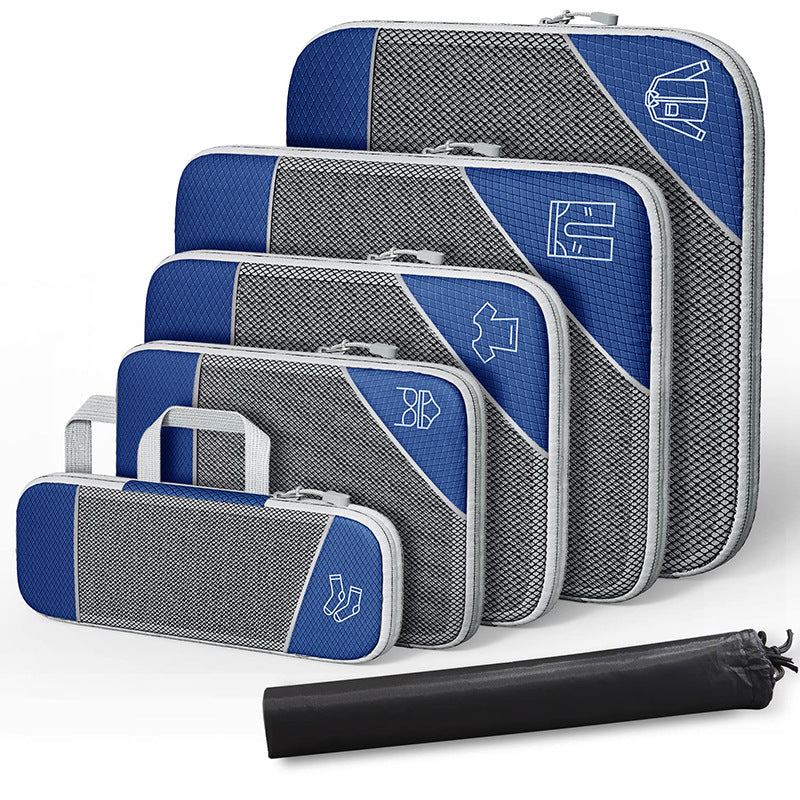 Amazon New Travel Storage Bag Set Luggage Organiser Portable Belt Net Compressible Portable Storage Bag - image 2