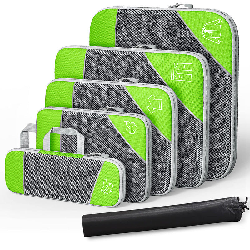 Amazon New Travel Storage Bag Set Luggage Organiser Portable Belt Net Compressible Portable Storage Bag - image 4
