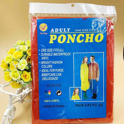 Disposable raincoat outdoor travel portable PE thickened raincoat poncho source manufacturers outdoor drifting raincoat - image 3